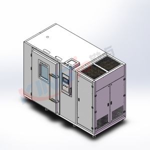 用戶2.2m3步入式恒溫恒濕試驗箱試驗箱驗收完成