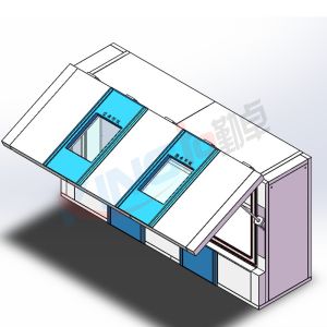 上翻自動門高低溫箱制作完成交付湖北用戶